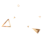 千库网_金色创意三角形漂浮元素立体_元素编号12171337
