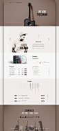 The Band - Free PSD Template for music related websites on Behance: 