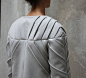 Origami pleated wool coat light grey by ALBERTOMONTI on Etsy, €280.00: 