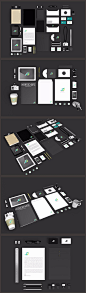 企业VI设计欣赏 品牌视觉VI设计  名片 LOGO APP A4 光盘 手提袋 