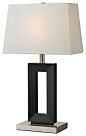 Z-Lite Portable Lamps 1 Light Table Lamp, Black contemporary-table-lamps