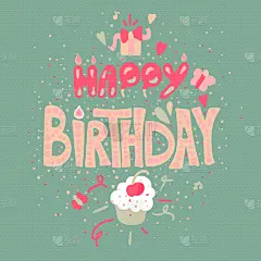 生日,文字,彩色图片,动物手,华丽的,毡尖笔,周年纪念,摆拍,绘制,问候