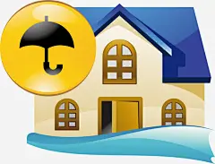 矢量创意设计房产火灾保险图免抠素材 设计图片 免费下载 页面网页 平面电商 创意素材 png素材