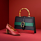 Gucci Dionysus Medium Bamboo-Handle Leather Bag
