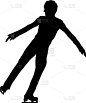 男人,溜冰鞋,杯,浪漫,舞蹈,剪影,休闲,滑冰
