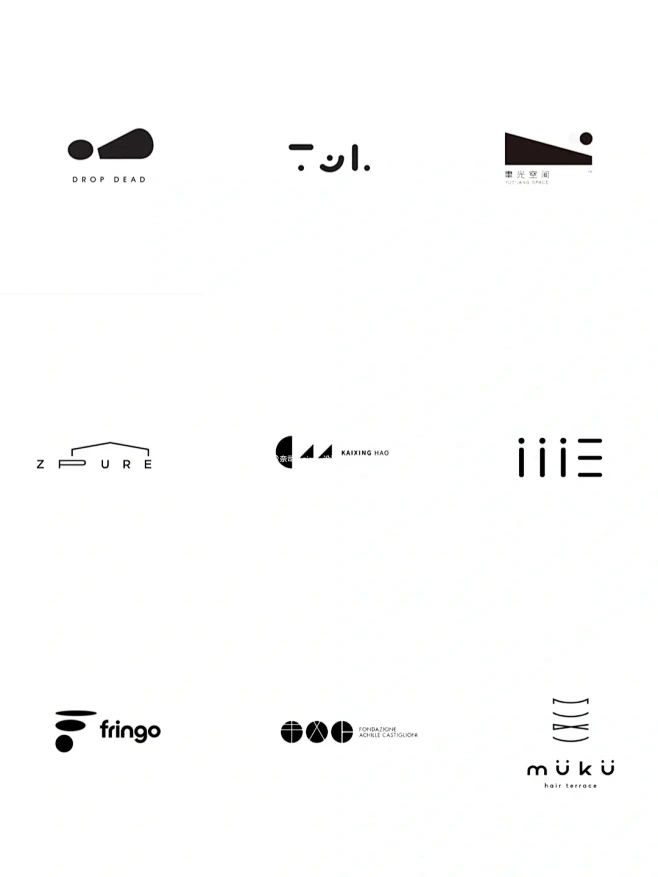 极简logo，超有记忆点的极简符号类logo合集