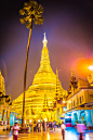 Shwe Dagon Pagoda at Night