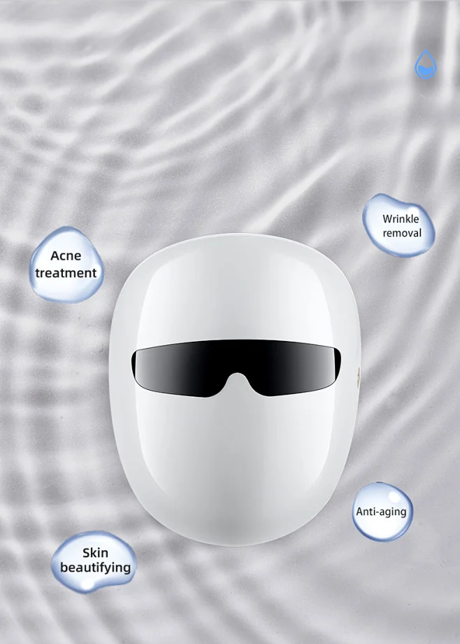 Skin Rejuvenation 7 Colors Light Therapy Led Face Masks Photon Facial ...