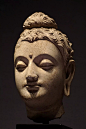 【如来头像 】 犍陀罗风格 3-5世纪  阿富汗  东京国立博物馆藏


