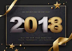 2018年狗年创意数字艺术字C4D风格立体3D效果PSD设计素材海报元素-淘宝网