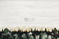 玫瑰,贺卡,木制,花束,结婚请柬,平铺,高雅,白色,概念,花