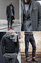 layer it up boys // #men #fashion #fall: 