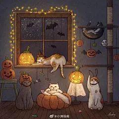 小满的插画素材库
家有喵星人Works by Limduey #动漫##动物##插画# ​​​​