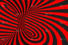 迷幻色,螺线,三维图形,绘画插图,装管,错觉,条纹,红色,图像,黑色
