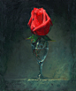 [花绘——令人窒息的美]2013/.年01/.月06日"What's in a name? That which we call a rose by any other name would smell as sweet."

 William Shakespeare

名称有什么关系呢？玫瑰不叫玫瑰，依然芳香如故。（威廉·莎士比亚）

玫瑰，艺术家Alexei Antonov作品！# 视觉# 插画# 艺术# 色彩# 油画2013/.年01/.月06日热度35分享4回复喜欢