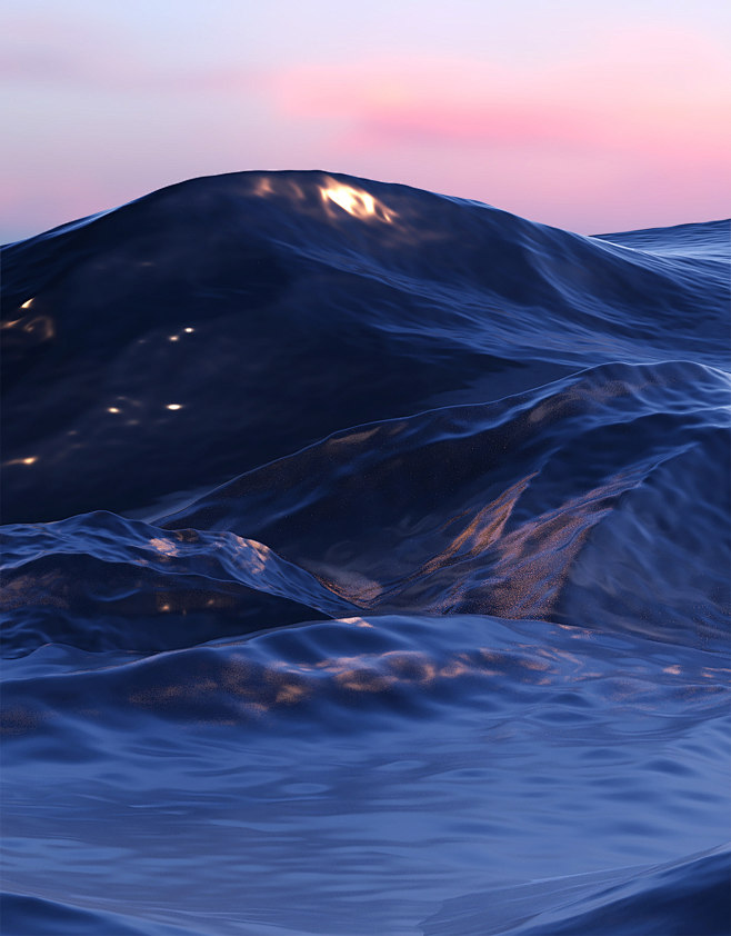 Waves on Behance