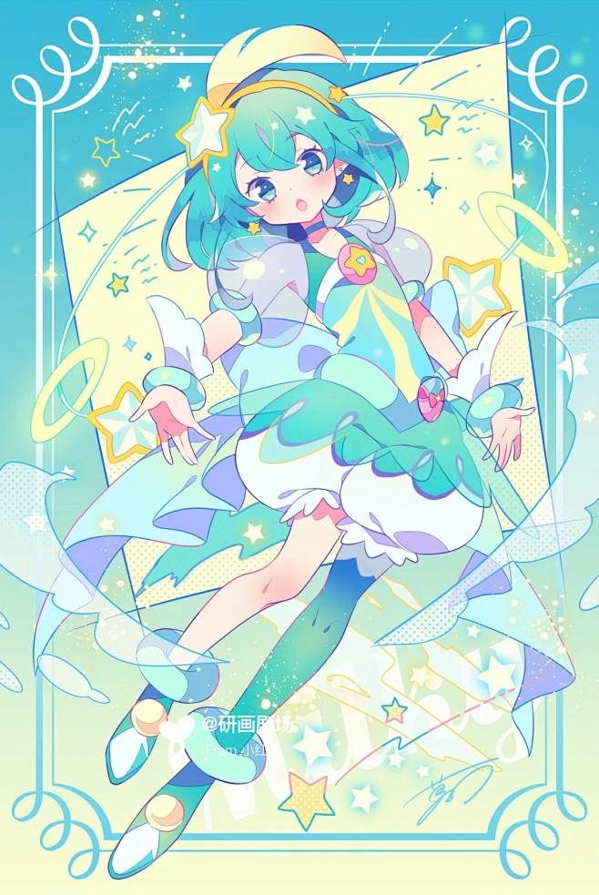 宝藏插画 |萌系赛璐璐风格插画