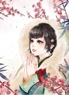 人物插画 - 堆糖，美图壁纸兴趣社区