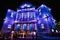 Mise en lumière du Gesù par LumiVision et Les Éclairages Lou.  Crédit photo: Martine Doyon, Quartier des spectacles