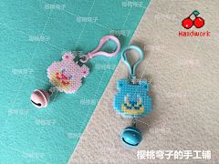 mozi216采集到樱桃弯子手工铺拼豆