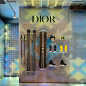 迪奥最新快闪店，DIOR POP-UP STORE，LED网状屏幕成亮点