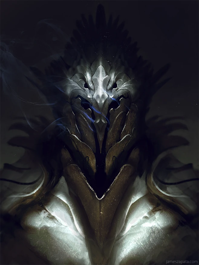crowknight.jpg (900×1200)-花瓣网