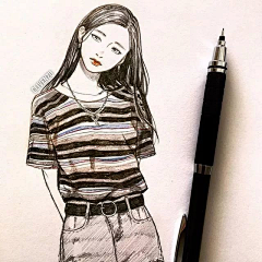Baby_li采集到线稿
