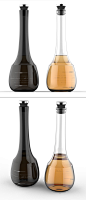 高端油瓶设计：本产品瓶底曲线圆润，从上至下由窄渐宽，与修长细致的瓶颈映衬，时尚前卫却不失稳重典雅。