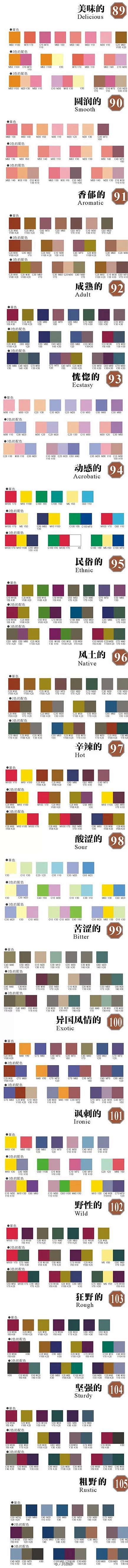九幅图指导你如何配色才好看]