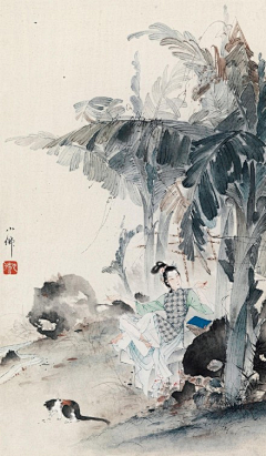 只有七秒记忆的鱼采集到【仕女图】