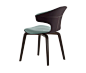 Montera Armchair by Poltrona Frau | Restaurant chairs