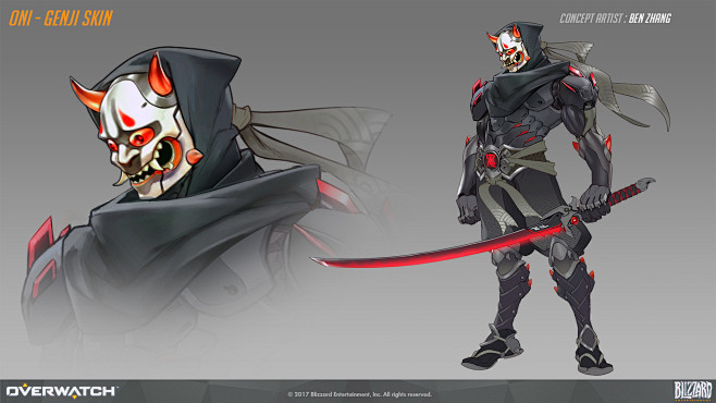 Oni Genji skin conce...