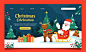 Christmas season landing page template