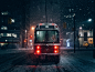 Snowy Toronto nights