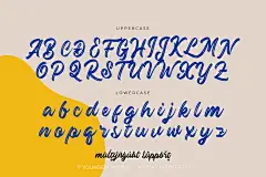 美式时尚毛笔书法画笔草书logo海报杂志封面标题手写英文字体包下载_颜格视觉