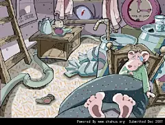 馒头的结构的插画画廊展厅