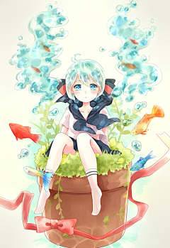 雨后的落寞采集到初音未来