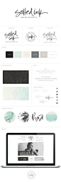 Melody Hansen logo, identity and #stationery design. We love the simple and modern typography.