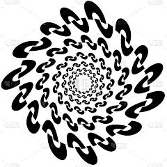 圆形,抽象,单色调,螺线,几何形状,多样,几何学,图像特效,消失点,同心