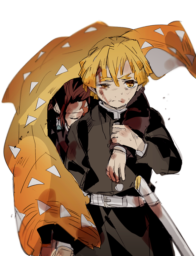 鬼灭之刃灶门炭治郎我妻善逸p站冬木