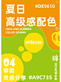 夏日高级感配色·新手必看·审美分享