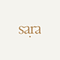 Sara natural cosmetics brand. | logo, logo design, logo design inspiration, logo branding, logo ideas