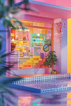 C4D电商场景渲染促销主页设计