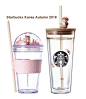 Starbucks KOREA 2018 Autumn bearista figure coldcup  glass cold cup 2ea 1SET (eBay Link)