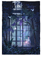 花鸟_MORNCOLOUR__插画师作品_涂鸦王国gracg.com