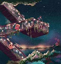 跟我玩  - 舒泳之_原创,厚涂,小清新,猫,妹子,奇幻_涂鸦王国