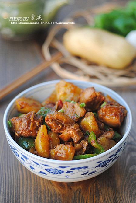 [香辣土豆烧鸡块] 土豆烧鸡块这样的家常...