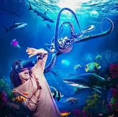 #合成#  PS 合成海报 商业海报 创意合成