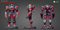 RED DRAGON MECHA, Fernando Olivera : The giant mecha Red Dragon and his pilot togheter. I made the mecha in zbrush then in photoshop I made the final details.