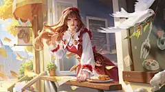 王者荣耀 午后时光 王昭君壁纸